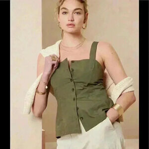 Banana Republic Button Down Tank